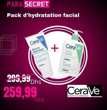 Pack d'hydratation facial-ceraVe