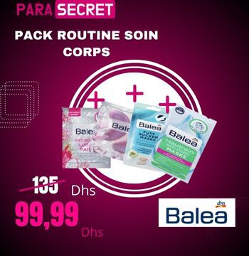 PACK ROUTINE SOIN CORPS-balea