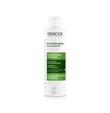 VICHY DERCOS SHAMPOING ANTI-PELLICULAIRE SENSITIVE 200 ML