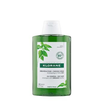 Klorane – Shampoing Séboréducteur à l’Ortie BIO – Cheveux gras 200 ml